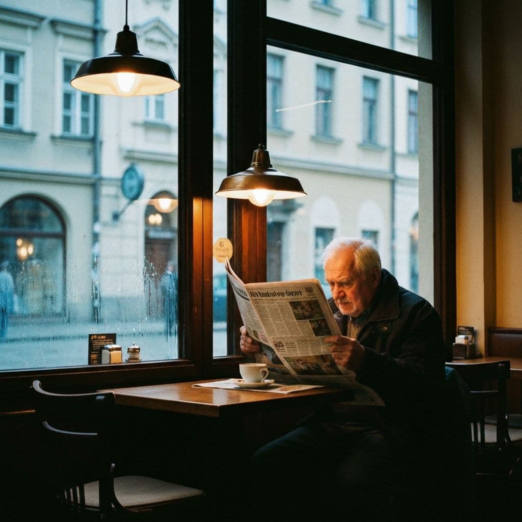 He read for an hour without turning the page. I would like to be that inside of something.