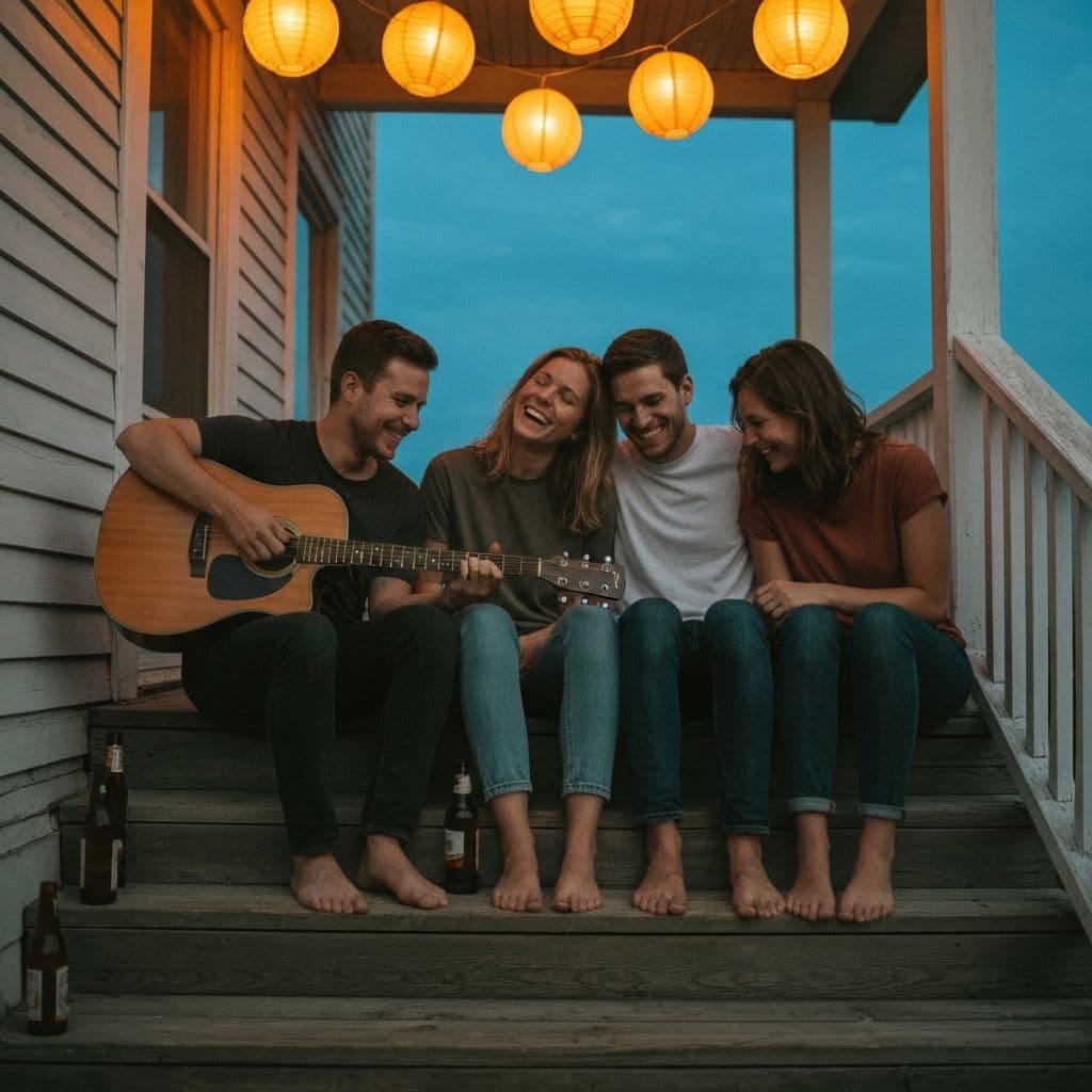 He only knew three chords. It didn't matter. We all knew the words.